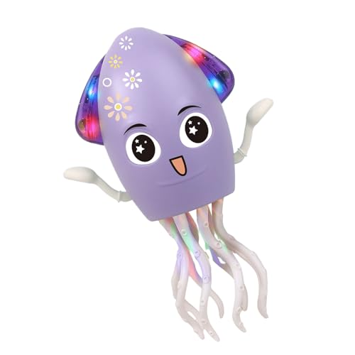 Generisch Electric Ball Dance Toy - Automatisches Tintenfleischspielzeug | Roboter -Oktopus Walking Dance and Sound - Wiederaufladbares USB -Musical Mit Halloween -Weihnachtsfeiern Aufkleber von Generisch