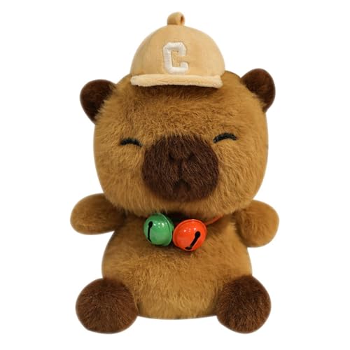 Generisch Entzückender Kinder Panda und Capybara-Plüsch Puppe; Niedliche Elefanten-Waschbär-Puppe mit Glocken Hut; Stofftiere für Festival-Party-Dekor von Generisch