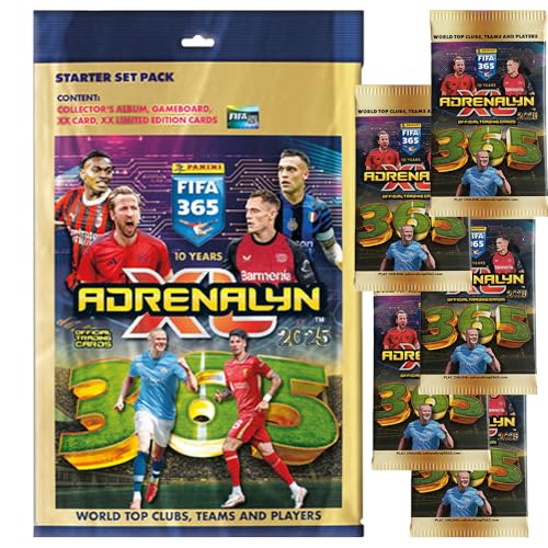 FIFA 365 Adrenalyn XL 2025 Trading Cards (1 Starter + 5 Booster) FIFA 365 Adrenalyn XL 2025 Trading Cards (1 Starter + 5 Booster) von Generisch