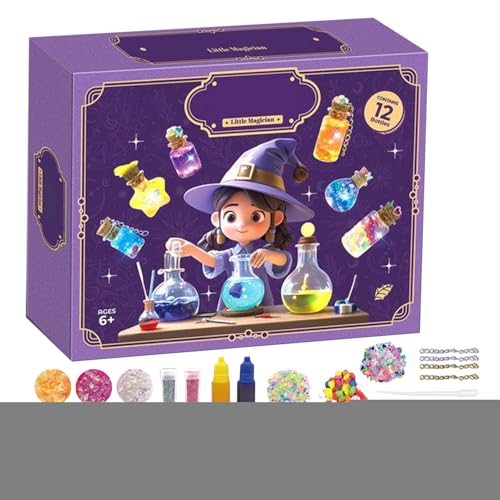 Generisch Fairy Potion Kits, Potion Mix Sets, Sensory Learning Beautifully Packaged Interactive Educational Toy, Halloween Activity for Toddler, Girls, Boys, Indoor, Preschool, Classroom and Kids von Generisch