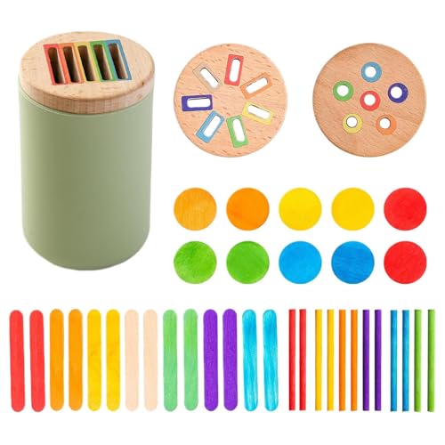 Generisch Farbform -Sortierspielzeug - Interaktives Matching, Zählen von Puzzle, praktisches Stapel -Playset | Vorschulbildungspädagogik für kognitive Fähigkeiten, Feinmotorik, Frühes Lernen Spaß Generisch Farbform -Sortierspielzeug - Interaktives Matching, Zählen von Puzzle, praktisches Stapel -Playset | Vorschulbildungspädagogik für kognitive Fähigkeiten, Feinmotorik, Frühes Lernen Spaß von Generisch
