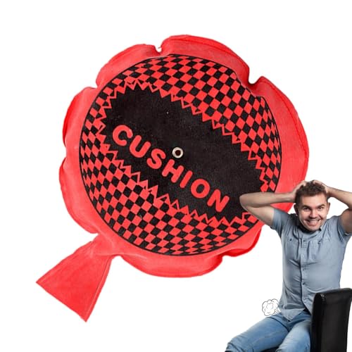 Generisch Fart Cushion | Whoopee Cushion | Funny Fart Bag | Inflatable Fart Toy | Sponge Fart Cushion | Prank Props | Fart Prank Sounds | Funny Fart Bag Children Adults (Red) von Generisch