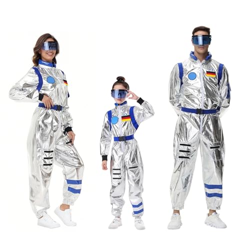 Generisch Faschingskostüme Kinder, Astronauten Kostüm Familie Set Space Kostüm Karneval Alien Kostüm Couple Faschingskostüme Overall Astronaut Kostüm Cosplay Weltall Jumpsuit Elegant Silvester Outfit Generisch Faschingskostüme Kinder, Astronauten Kostüm Familie Set Space Kostüm Karneval Alien Kostüm Couple Faschingskostüme Overall Astronaut Kostüm Cosplay Weltall Jumpsuit Elegant Silvester Outfit von Generisch