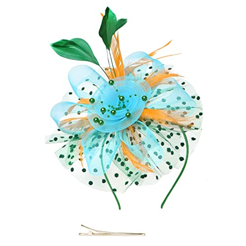 Generisch Fascinator Hüte für Damen Cocktail Tee Party Kopfbedeckung Blume Mesh Feder Fascinator Mädchen Blume Haarclip Fascinatoren Hut Braut Kopfschmuck mit Schleier Stirnband Hochzeit Kirche Hüte Generisch Fascinator Hüte für Damen Cocktail Tee Party Kopfbedeckung Blume Mesh Feder Fascinator Mädchen Blume Haarclip Fascinatoren Hut Braut Kopfschmuck mit Schleier Stirnband Hochzeit Kirche Hüte von Generisch