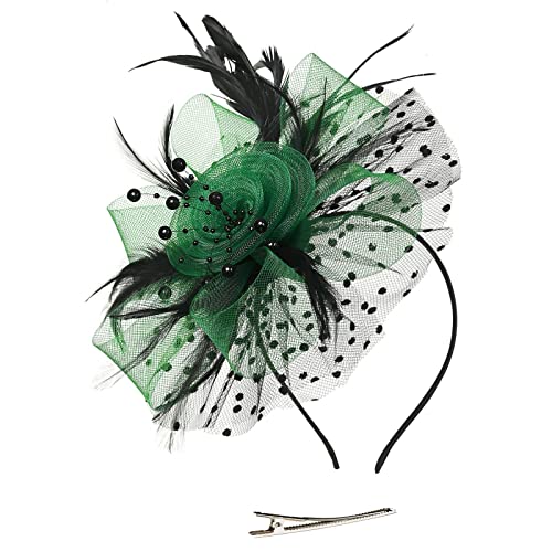 Generisch Fascinator Hüte für Damen Cocktail Tee Party Kopfbedeckung Blume Mesh Feder Fascinator Mädchen Blume Haarclip Fascinatoren Hut Braut Kopfschmuck mit Schleier Stirnband Hochzeit Kirche Hüte Generisch Fascinator Hüte für Damen Cocktail Tee Party Kopfbedeckung Blume Mesh Feder Fascinator Mädchen Blume Haarclip Fascinatoren Hut Braut Kopfschmuck mit Schleier Stirnband Hochzeit Kirche Hüte von Generisch