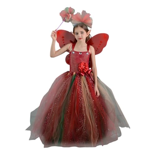 Generisch Feenkostüm für Mädchen,Kinderfeenkostüm -Prinzessinnenkleid Feenoutfit,Partykleid Feenflügel-Kostüm, Halloween-Kostüm für Mädchen im Alter von 2–10 Jahren Generisch Feenkostüm für Mädchen,Kinderfeenkostüm -Prinzessinnenkleid Feenoutfit,Partykleid Feenflügel-Kostüm, Halloween-Kostüm für Mädchen im Alter von 2–10 Jahren von Generisch