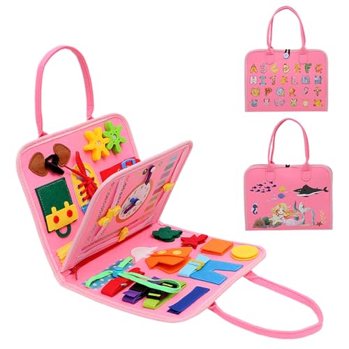 Generisch Felt Learning Board, Toddler Travel Activity Toy, 11.02x8.66x1.38in, Educational Fine Motor Skills Game, Interactive Sensory Design, Ideal for Home, Airplane, Preschool, Homeschool Generisch Felt Learning Board, Toddler Travel Activity Toy, 11.02x8.66x1.38in, Educational Fine Motor Skills Game, Interactive Sensory Design, Ideal for Home, Airplane, Preschool, Homeschool von Generisch