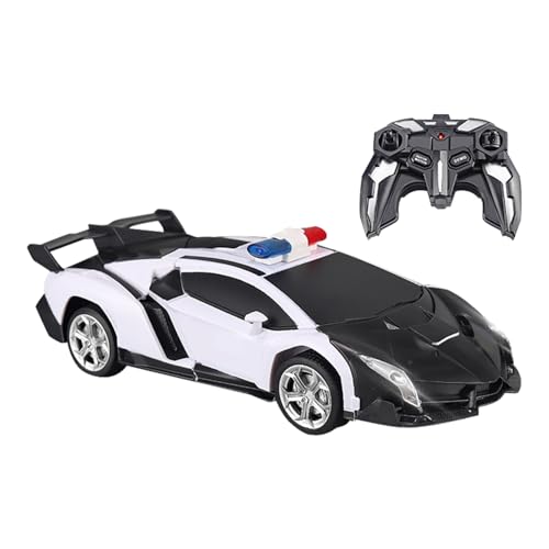 Generisch Fernbedienungsautos, Roboter -Transformationswagen, Fahrzeugspielzeug | 360-Grad-Rotation, Blinkendes Licht Feature | 1 Auto Und 1 Fernbedienung Für Innen-, Außen- Und Schulspiele von Generisch