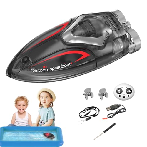 Generisch Ferngesteuertes Boot Für Kinder - Mini Stunt Spielzeug Speedboot | Für Schwimmbecken, Seen Und Badewannen, Tragbares 2.4GHz Mini Speedboot Mit Stuntfunktionen Generisch Ferngesteuertes Boot Für Kinder - Mini Stunt Spielzeug Speedboot | Für Schwimmbecken, Seen Und Badewannen, Tragbares 2.4GHz Mini Speedboot Mit Stuntfunktionen von Generisch