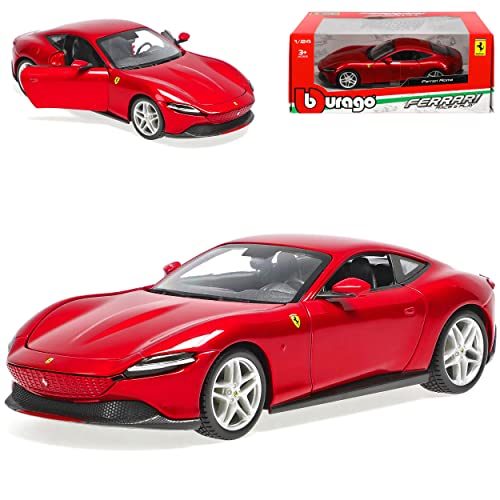 Generisch Ferrari Roma Coupe Rot Ab 2020 1/24 Burago Modell Auto von Generisch