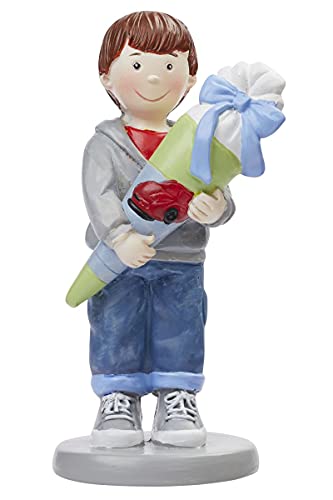 Generisch Figur Junge mit Schultüte II, 8,5cm von Generisch