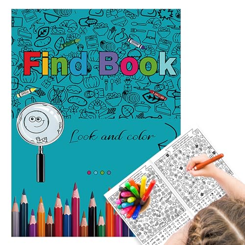 Generisch Finden Sie Buch, Dickes kompaktes Design, farbenfrohes Spielzeug für und Mädchen, schauen und Finden Sie Aktivität, Spaß am, Bibliothek, Urlaub, zu Hause Generisch Finden Sie Buch, Dickes kompaktes Design, farbenfrohes Spielzeug für und Mädchen, schauen und Finden Sie Aktivität, Spaß am, Bibliothek, Urlaub, zu Hause von Generisch