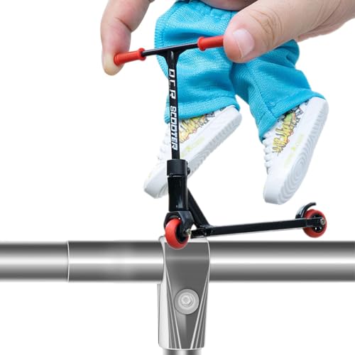 Generisch Finger Board Set - Finger Toys Set for Kids Toddler Adults, Fingertip Movement, Finger Toys | Finger Scooter Toy Scooter Finger Board Accessories with Finger Pants, Shoes, and Tools von Generisch