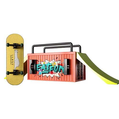 Generisch Finger Boards Toy for Kids, Compact Hand Skateboard for Adults, Funny Finger Skateboard Kits with Deck and Wheels, Portable Skateboarding for Tricks and Stunts Generisch Finger Boards Toy for Kids, Compact Hand Skateboard for Adults, Funny Finger Skateboard Kits with Deck and Wheels, Portable Skateboarding for Tricks and Stunts von Generisch