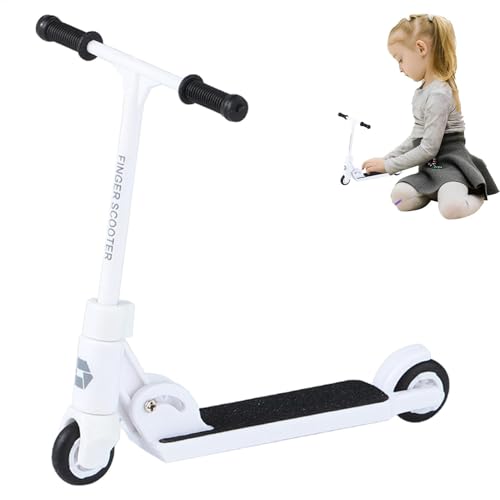Generisch Finger Scooter Falten - minii -Roller für Kinder Finger | Tragbares kleines Rollerspielzeug, lustige Tabletop-Push-Rollerspielzeug für, Mädchen, Kinder, T-Typ-Kick-Roller mit Bremse für von Generisch