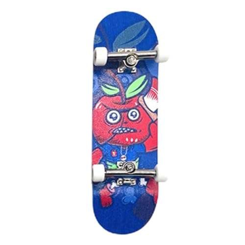 Generisch Finger Skateboard 3,85×1,1 Zoll | Mini Fingerboard Skateboard Aus Ahornholz Perfekt Für Kinder Und Erwachsene Zum Trainieren Der Handgeschicklichkeit Und Zum Stressabbau von Generisch