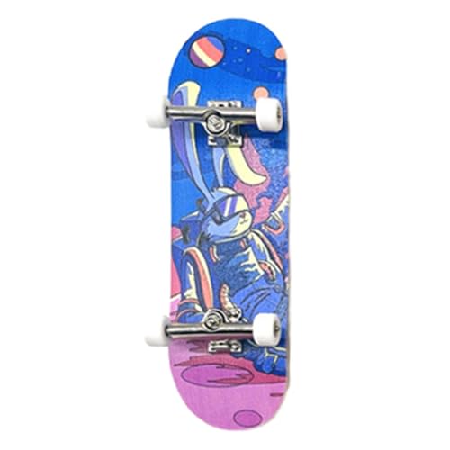 Generisch Finger Skateboard 3,85×1,1 Zoll | Mini Fingerboard Skateboard Aus Ahornholz Perfekt Für Kinder Und Erwachsene Zum Trainieren Der Handgeschicklichkeit Und Zum Stressabbau von Generisch