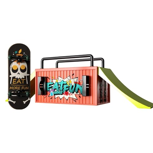 Generisch Finger Skateboards, Finger Boards, Compact Toy with Smooth Bearings and Textured Grip, Portable Hand Skateboard, Ideal for Tricks, Fingers Training, and Skill Development Generisch Finger Skateboards, Finger Boards, Compact Toy with Smooth Bearings and Textured Grip, Portable Hand Skateboard, Ideal for Tricks, Fingers Training, and Skill Development von Generisch