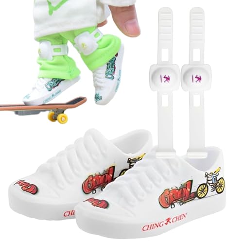 Generisch Fingerschuhe, Fingerspielzeug, Skateboard-Schuhe, Fingerboard-Schuhe, Miniatur-Skateboard-Schuhe, Fingerspielzeug, Puppenschuhe, Sneaker, kleine Spielzeuge für Finger-Breakdance, Kinder Generisch Fingerschuhe, Fingerspielzeug, Skateboard-Schuhe, Fingerboard-Schuhe, Miniatur-Skateboard-Schuhe, Fingerspielzeug, Puppenschuhe, Sneaker, kleine Spielzeuge für Finger-Breakdance, Kinder von Generisch