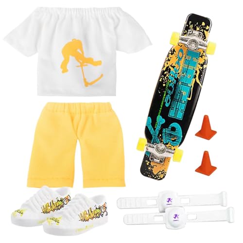 Generisch Fingerscooter-Set - -Fingerscooter-Set | -Finger-Skateboard Mit Hose Und Schuhen | Finger Spielzeug Set | Interaktives Fingerspielzeug Fingerboard-Zubehör Generisch Fingerscooter-Set - -Fingerscooter-Set | -Finger-Skateboard Mit Hose Und Schuhen | Finger Spielzeug Set | Interaktives Fingerspielzeug Fingerboard-Zubehör von Generisch