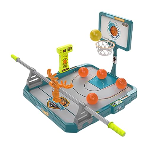 Generisch Fingerspitzen-Basketballspiel, Basketball-Tischspiel für Kinder | Mini-Basketball-Spielzeugset für Kinder,Kleines Basketball-Brettspiel für Teambuilding, Reisen, Partys, Schule, Zuhause von Generisch