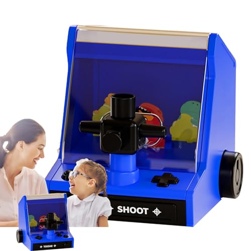 Generisch Flipperautomat für Kinder,Mini-Flipperautomat | Dinosaurier-Spielmaschine,Lernfähiges Tischspiel, Outdoor-Unterhaltungsspiele für Mädchen und Jungen von Generisch