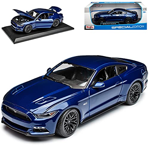Generisch Ford*Mustang VI Coupe Blau Ab 2014 1/18 Modell Auto von Generisch