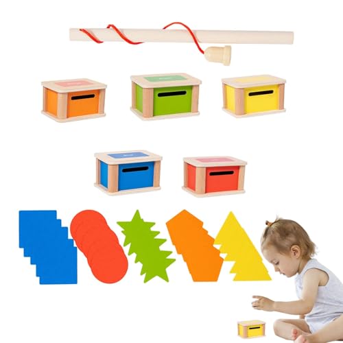 Generisch Formsortierer-Spielzeug,Formsortierer für Kleinkinder,Interaktives Matching-Spiel von Fine Motor Toys - Holzspielzeug, Farbsortierung, Vorschullernen für und Mädchen ab 3 Jahren Generisch Formsortierer-Spielzeug,Formsortierer für Kleinkinder,Interaktives Matching-Spiel von Fine Motor Toys - Holzspielzeug, Farbsortierung, Vorschullernen für und Mädchen ab 3 Jahren von Generisch