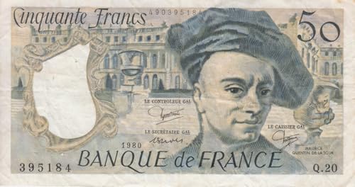 Generisch Frankreich Pick-Nr: 152b gebraucht (III) 1980 50 Francs (Banknoten für Sammler) von Generisch