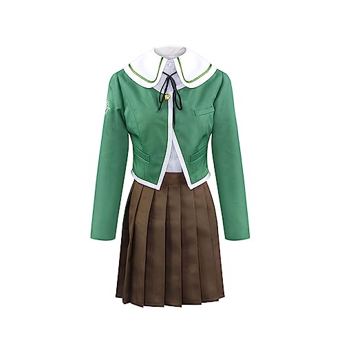 Generisch Frauen Chihiro Fujisaki Cosplay Kostüm JK Uniform Kleid Halloween Party,L-Green von Generisch