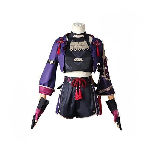 Generisch Frauen Kuki Shinobu Cosplay Kostüm Spiel Kleid Uniform Outfit Komplettes Set,3XL-Set von Generisch