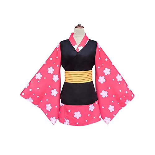 Generisch Frauen Makomo Cosplay Kostüm Kimono Kleid Uniform Set Für Halloween Party,S-Set von Generisch