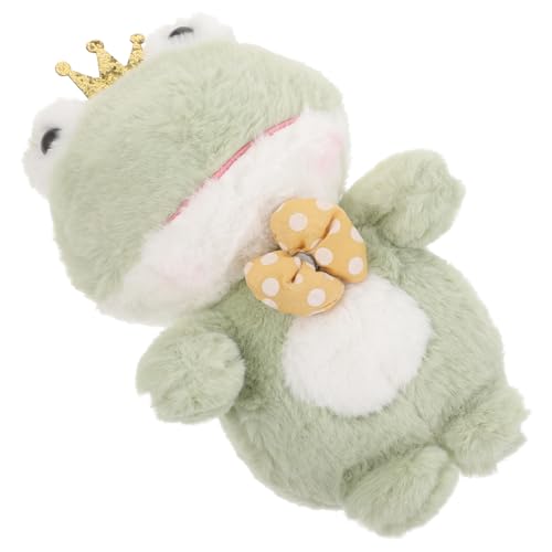 Generisch Frosch Plüschtier Plüschfroschpuppe Plüschpuppe Froschplüschspielzeug kleines Kuscheltier Kawaii Stofftier Kinderspielzeug Cartoon Stofftier Samt Grün von Generisch