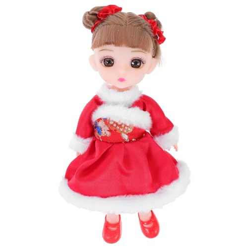 Generisch Frühlingsfest-Puppe Mädchen Puppe Entzückendes Puppengeschenk Festliche Puppe Mädchen Kostüm Puppe Schulkinderpuppenspielzeug Kostümpuppe Rot Kunststoff Generisch Frühlingsfest-Puppe Mädchen Puppe Entzückendes Puppengeschenk Festliche Puppe Mädchen Kostüm Puppe Schulkinderpuppenspielzeug Kostümpuppe Rot Kunststoff von Generisch