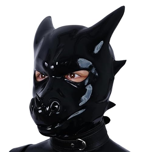 Generisch Furrjoi Drachen-Maske aus Silikon, Cosplay-Kostüm Zubehör, Schwarz mit Farbakzenten, Anpassbar Generisch Furrjoi Drachen-Maske aus Silikon, Cosplay-Kostüm Zubehör, Schwarz mit Farbakzenten, Anpassbar von Generisch