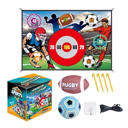 Generisch Fußball -Wurfspiel, Fußballspielspiele für Kinder - 2 in 1 Wurf Spielen Spielzeug - Fußball werfen Zielspielzeug für Mädchen, Wohnzimmer Spielplatz -Gymnasium Generisch Fußball -Wurfspiel, Fußballspielspiele für Kinder - 2 in 1 Wurf Spielen Spielzeug - Fußball werfen Zielspielzeug für Mädchen, Wohnzimmer Spielplatz -Gymnasium von Generisch