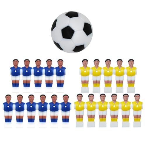 Generisch Fußballmänner Ersatz, Fußballmann mit Ball - Harz Table Guys Fußballspieler Figuren,Kreatives Fußballpuppenzubehör für Zuhause, Schule, Wohnheim Generisch Fußballmänner Ersatz, Fußballmann mit Ball - Harz Table Guys Fußballspieler Figuren,Kreatives Fußballpuppenzubehör für Zuhause, Schule, Wohnheim von Generisch