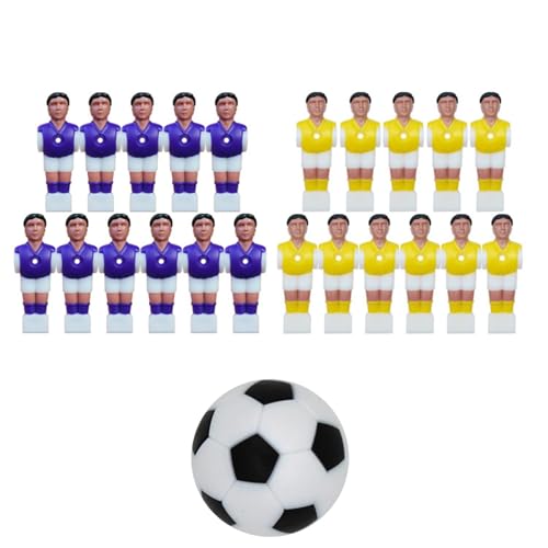 Generisch Fußballmänner Set, Tischfußballspielspieler,Tischfußballspieler für Turnierfußballspiel - Fun Football Men Figures Kit für Fans, Erwachsene, Freunde Generisch Fußballmänner Set, Tischfußballspielspieler,Tischfußballspieler für Turnierfußballspiel - Fun Football Men Figures Kit für Fans, Erwachsene, Freunde von Generisch