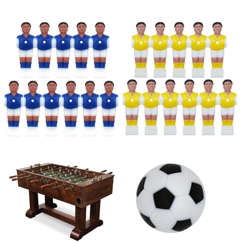Generisch Fußballmänner Set, Tischfußballspielspieler | Harz Table Guys Fußballspieler Figuren | Fun Football Men Figures Kit für Fans, Erwachsene, Freunde Generisch Fußballmänner Set, Tischfußballspielspieler | Harz Table Guys Fußballspieler Figuren | Fun Football Men Figures Kit für Fans, Erwachsene, Freunde von Generisch