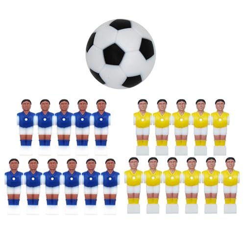 Generisch Fußballmänner Set, Tischfußballspielspieler - Soccer Guys Figuren für Tischfußballspiel - Fun Football Toys Accessoires Männer Puppe für Kinder, Erwachsene, Freunde Generisch Fußballmänner Set, Tischfußballspielspieler - Soccer Guys Figuren für Tischfußballspiel - Fun Football Toys Accessoires Männer Puppe für Kinder, Erwachsene, Freunde von Generisch