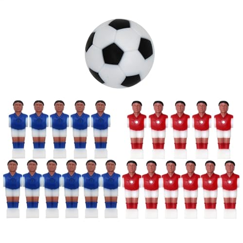 Generisch Fußballmänner Set, Tischfußballspielspieler - Soccer Guys Figuren für Tischfußballspiel - Kreatives Fußballpuppenzubehör für Zuhause, Schule, Wohnheim Generisch Fußballmänner Set, Tischfußballspielspieler - Soccer Guys Figuren für Tischfußballspiel - Kreatives Fußballpuppenzubehör für Zuhause, Schule, Wohnheim von Generisch