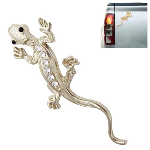 Generisch Gecko-Autoaufkleber | Selbstklebender Bling-Metall-Autoaufkleber mit Strass-Gecko, Langlebige Autoaufkleber für Autos, Motorräder, Lastwagen, Roller, Fahrräder Generisch Gecko-Autoaufkleber | Selbstklebender Bling-Metall-Autoaufkleber mit Strass-Gecko, Langlebige Autoaufkleber für Autos, Motorräder, Lastwagen, Roller, Fahrräder von Generisch