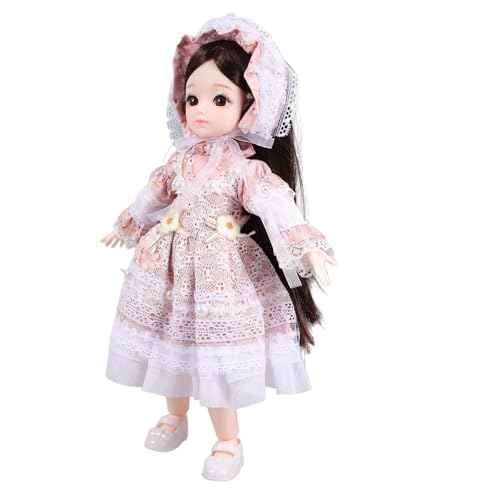 Generisch -Gelenkpuppe Mädchen Make-up-Puppe Prinzessin Meerjungfrau kinderspielzeug Puppen-Accessoires Süße Puppe lebendige Puppe Mini-Puppe Geburtstagsgeschenk Samt von Generisch
