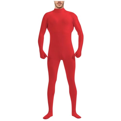 Generisch Ghostly Garb – Ultraleichter Unsichtbarkeitspony, ideal für Halloween-Abenteuer und Cosplay (Red, M) von Generisch