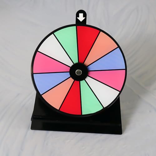 Generisch Glücksrad Zum Drehen, 15x20x0,3cm Drehbares Preisrad, Mit Ständer 12 Fächern, Glücksrad Spielzeug Für Messen, Partys, Kneipen, Karnev Generisch Glücksrad Zum Drehen, 15x20x0,3cm Drehbares Preisrad, Mit Ständer 12 Fächern, Glücksrad Spielzeug Für Messen, Partys, Kneipen, Karnev von Generisch