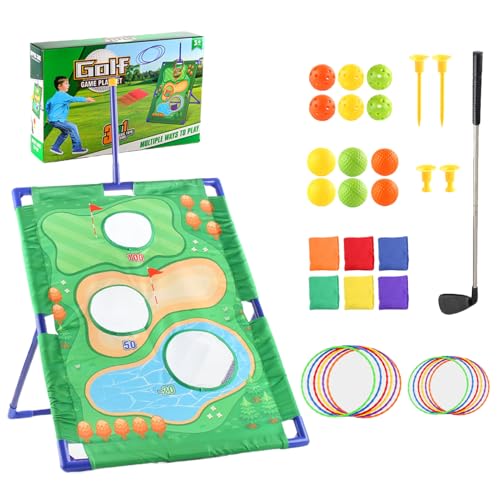 Generisch Golf Chipping Game Mat, Sticky Golf Chip Practice Games, Golfer Simulator Training Equipment, Outdoor Skill Builder, Fun Sports Activity Set for 3+ Years Old, Adults, Green Color Generisch Golf Chipping Game Mat, Sticky Golf Chip Practice Games, Golfer Simulator Training Equipment, Outdoor Skill Builder, Fun Sports Activity Set for 3+ Years Old, Adults, Green Color von Generisch