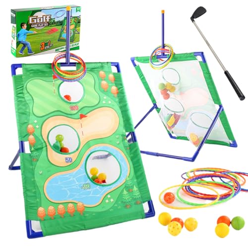 Generisch Golf Simulatoren Für Zuhause | Golf Chip Klebe Übungsspiel,Golfsimulator Übungstrainingsgerät ab 3 Jahren Kinder Mädchen Erwachsene von Generisch