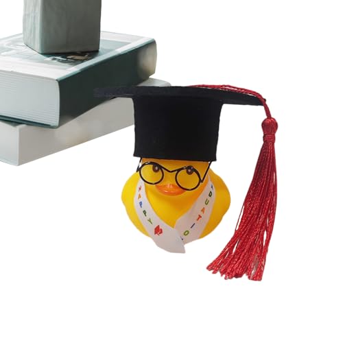 Generisch Grad-Party-,Abschluss- | Badeente für Abschlussfeier|Entzückende, einzigartige Absolventen-Party- mit Mini-Abschlusshut und Brille für die Schlafzimmerdekoration Generisch Grad-Party-,Abschluss- | Badeente für Abschlussfeier|Entzückende, einzigartige Absolventen-Party- mit Mini-Abschlusshut und Brille für die Schlafzimmerdekoration von Generisch