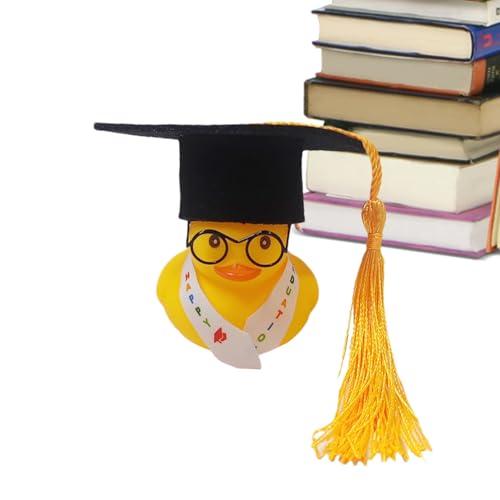 Generisch Grad-Party-,Abschluss- | Badeente für Abschlussfeier|Entzückende, einzigartige Absolventen-Party- mit Mini-Abschlusshut und Brille für die Schlafzimmerdekoration Generisch Grad-Party-,Abschluss- | Badeente für Abschlussfeier|Entzückende, einzigartige Absolventen-Party- mit Mini-Abschlusshut und Brille für die Schlafzimmerdekoration von Generisch