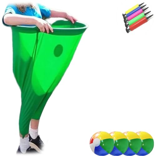 Generisch Granny Pants Hof-Spiel, 2025 Granny Pants Yard Game Set, Team Staffel Familientreffen Party Feldparty Spielset (Grün B) von Generisch